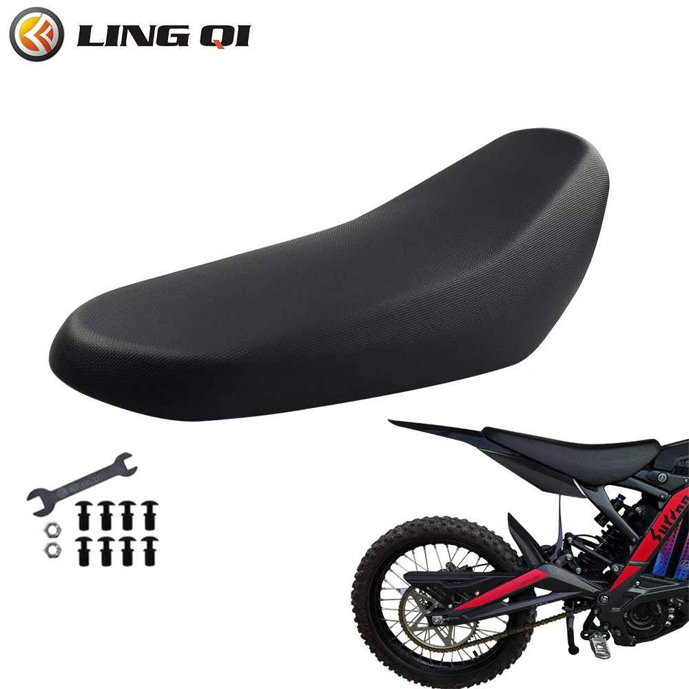 LING QI Modified Cushion Fit to Sur-Ron Light Bee X And S. Lengthened and Widened Seat Contains Elastic Foam for SURRON.