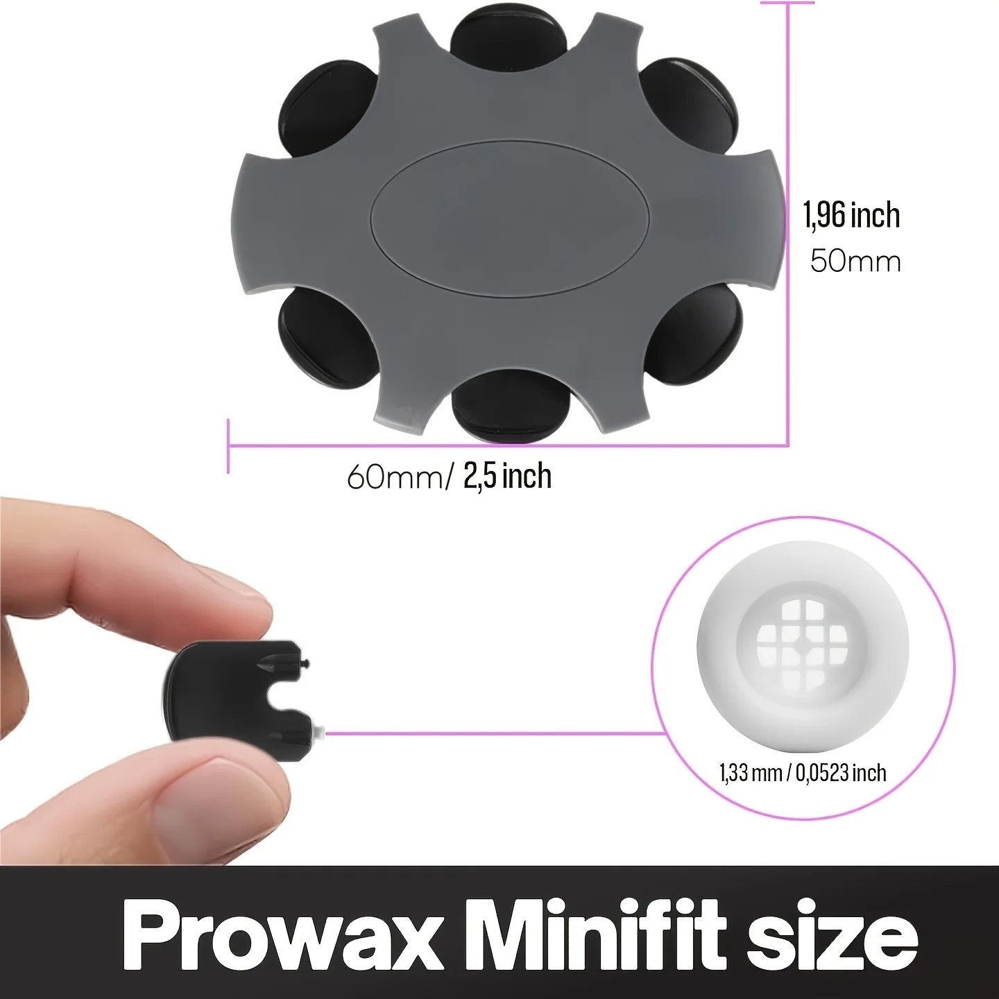 10 Packs includes 60Pcs Wax Guards for Oticon ProWax MiniFit Supplies Replacement Wax Filters Cleaning kit Accessory
