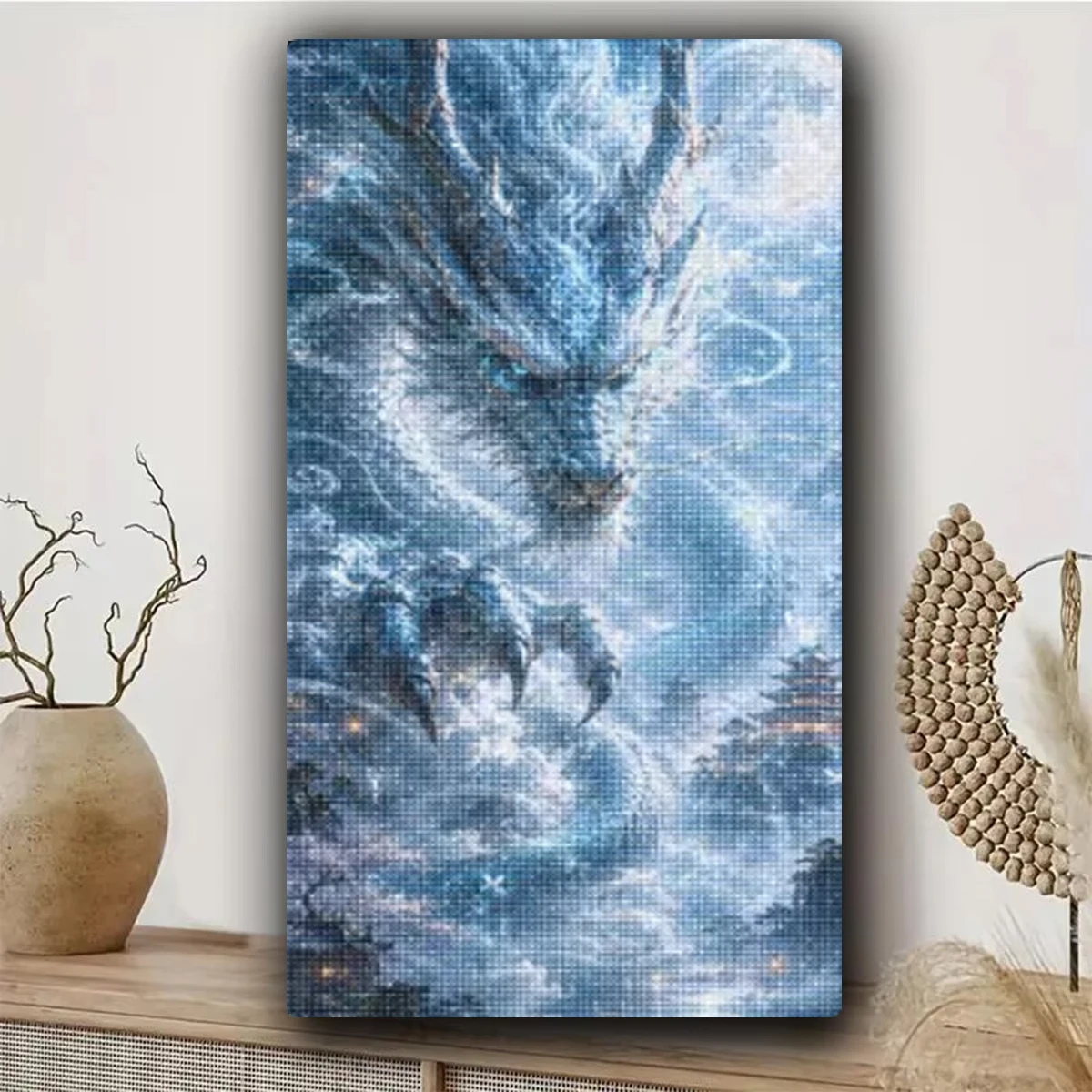 DIY Diamond Embroidery Cross Stitch Set Dreamy Blue Dragon Full Diamond Mosaic Rhinestone New Series 2026 Home Decoration Gift