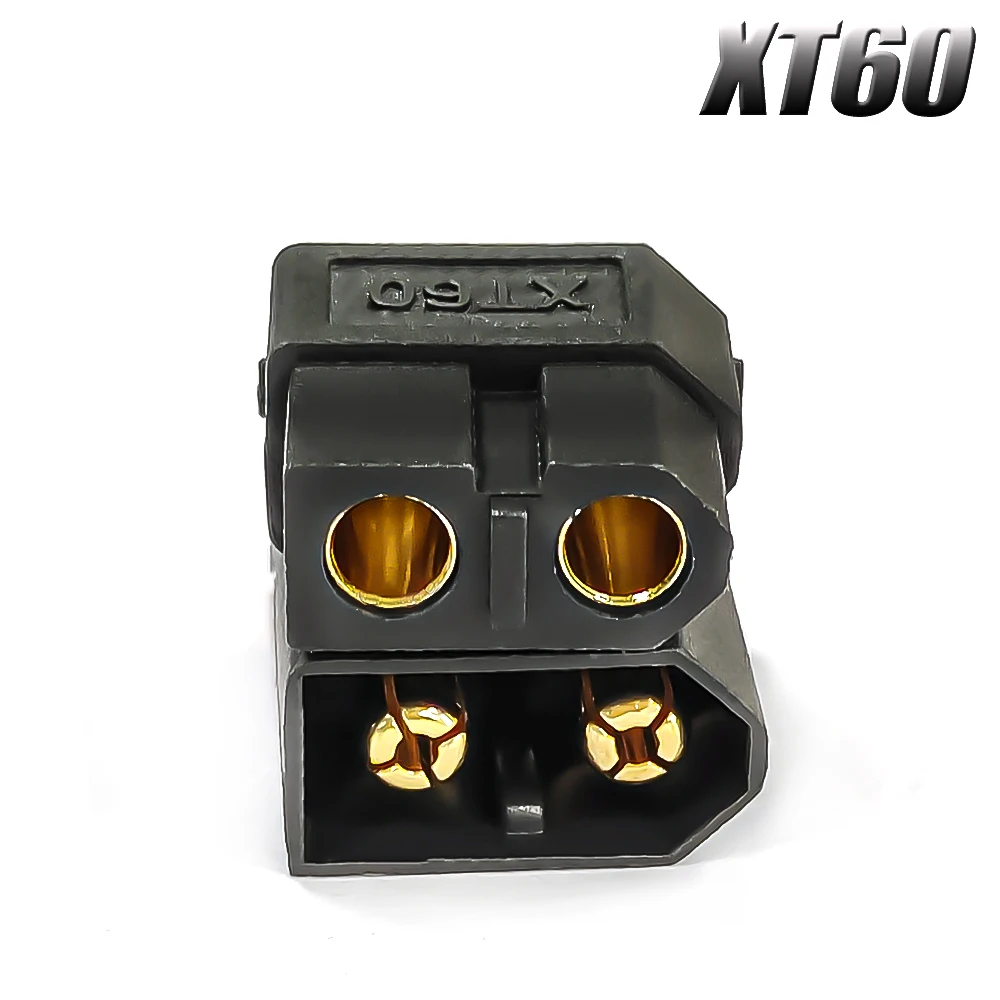 Amass XT60 Black 10/20/50 Pairs  Male Female Brass Golden Plated Bullet Connector Plugs For Lipo Battery Remote Control Toy Part