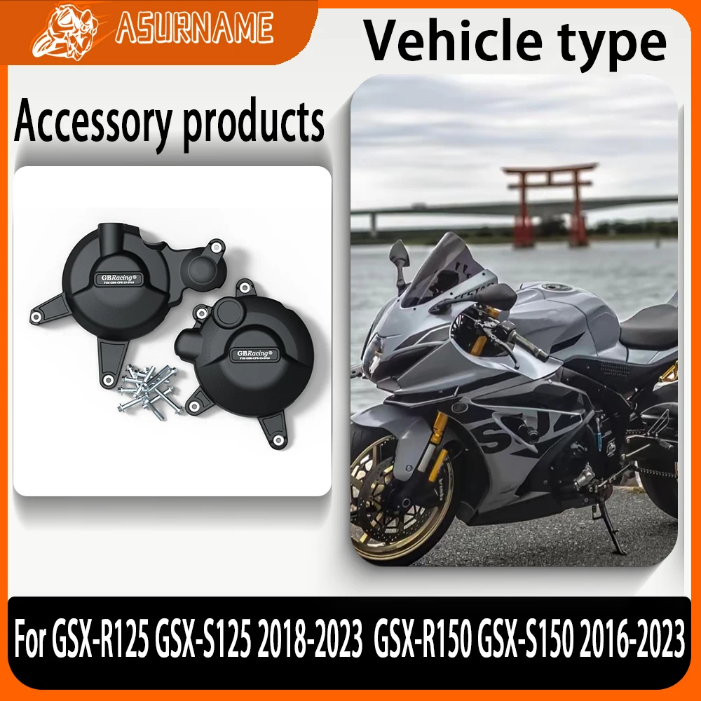 

For Suzuki GSX-R150 GSX-S150 2016-2023 GSX-R125 GSX-S125 2018-2023 Motorcycle Engine Cover Sets Bonnet Protector Engine Cover