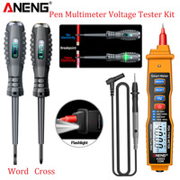 Kit ANENG A3003 Pro Pen Multimeter 4000 Counts+B05 Pen Tester Voltage Test 90-250V Neon Volt Pen Portable Electrician Car Tools