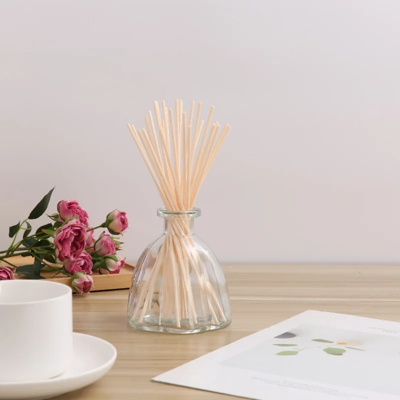 1000PCS 3/4/5MM X L30/25/22/15CM Wood Color Synthetic Fiber Sticks Essential Oil Reed Diffuser Sticks for Air Freshener