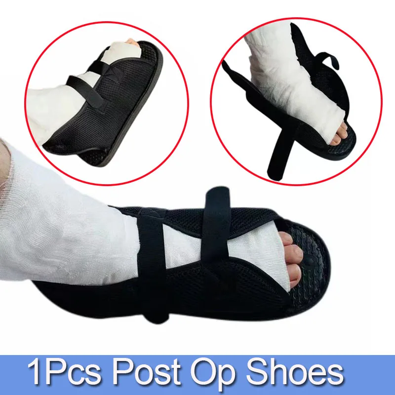 

Adjustable Postoperative Walking Shoe-Broken Feet Swollen Feet Rehabilitation Shoes-For Foot Injuries Sprained Ankle Broken