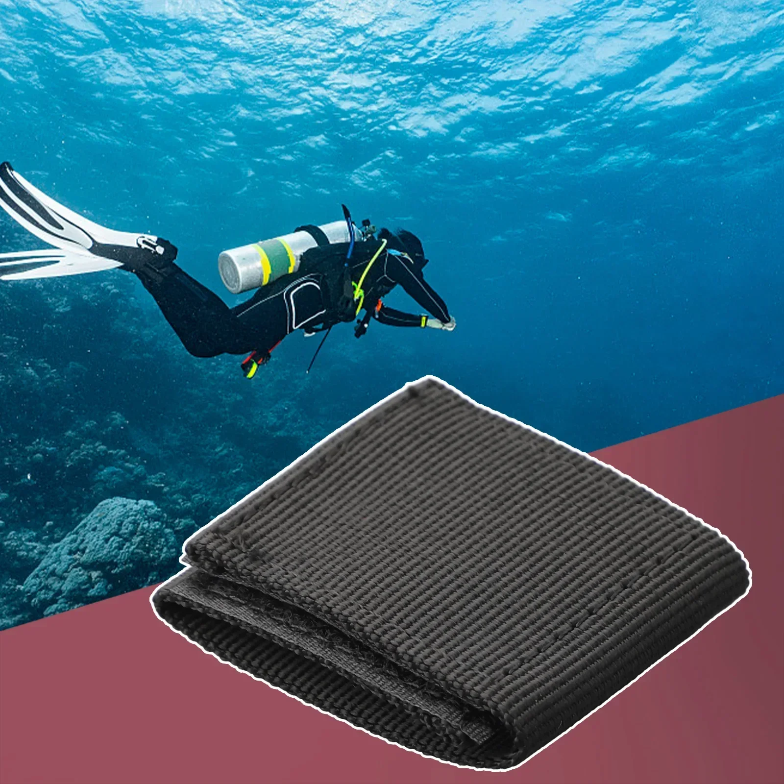 Scuba Diving Shear Covers, cinta destacável, Underwater Cutting Knifes Bag, Strap Storage Bag, Snorkeling e Snorkeling, 1Pc