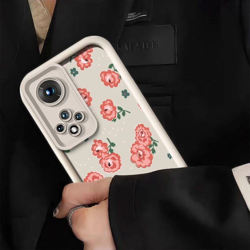 حافظة لهاتف شاومي 15 Ultra 17 Pro Max 13 12 11 Lite 5G NE 14T 15T Pro 13T 11i غطاء مطبوع عليه زهور مقاوم للصدمات #3