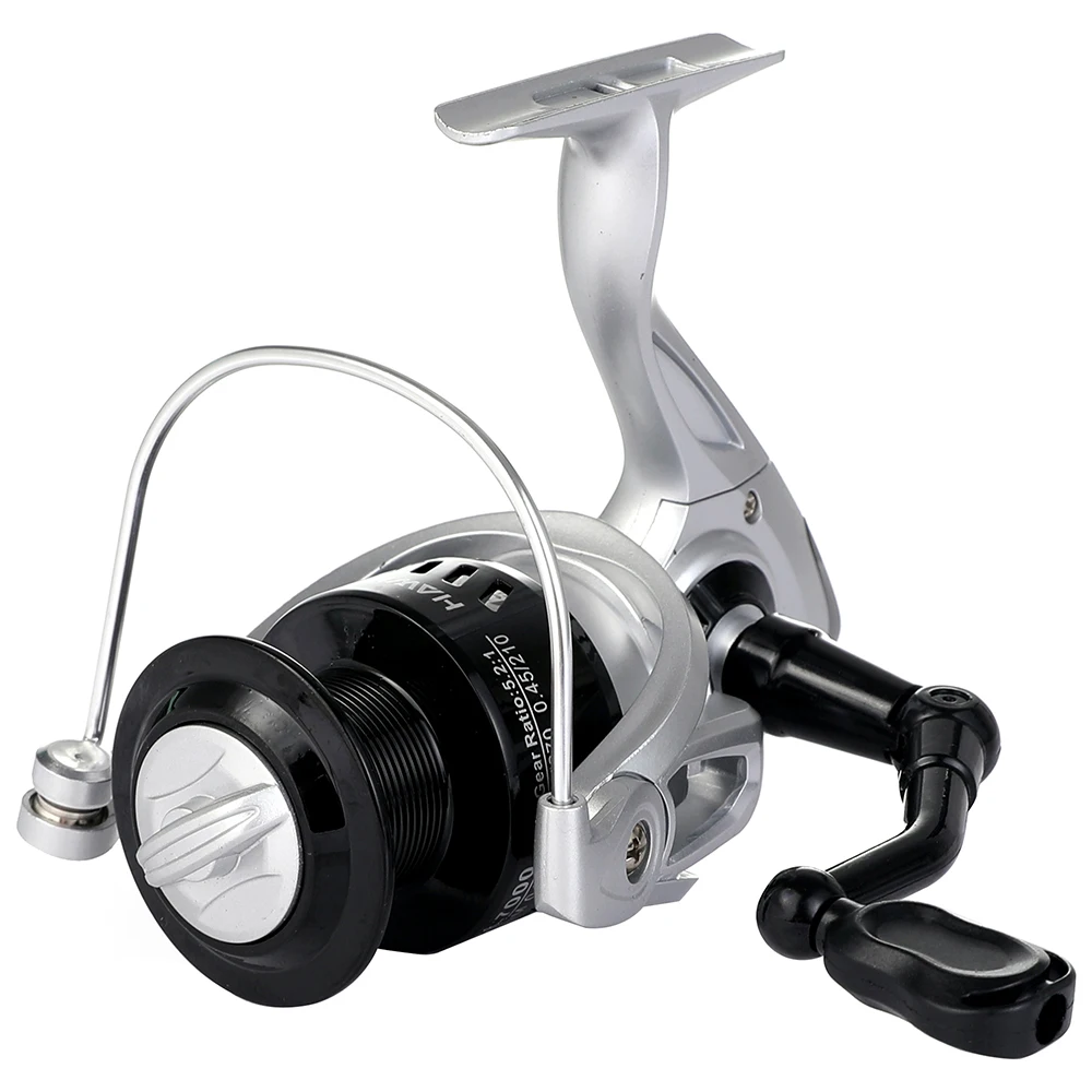 2000/3000/4000/5000/6000/7000 Baitcast Spinning Fishing Reel 5.2:1 Gear Ratio 4-20Lbs Drag System Saltwater Freshwater Fish