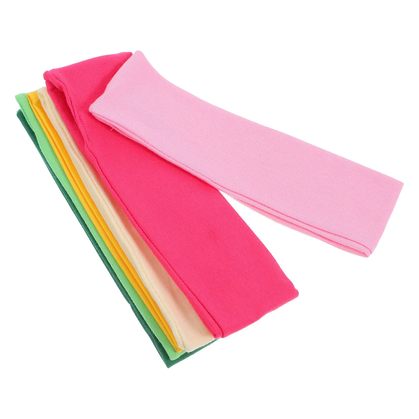 

6Pcs Elastic Yoga Headbands Women Sweatwicking Stretchy Sports Bands Running Fitness Gym Outdoor Accessories Elastic Sweatband