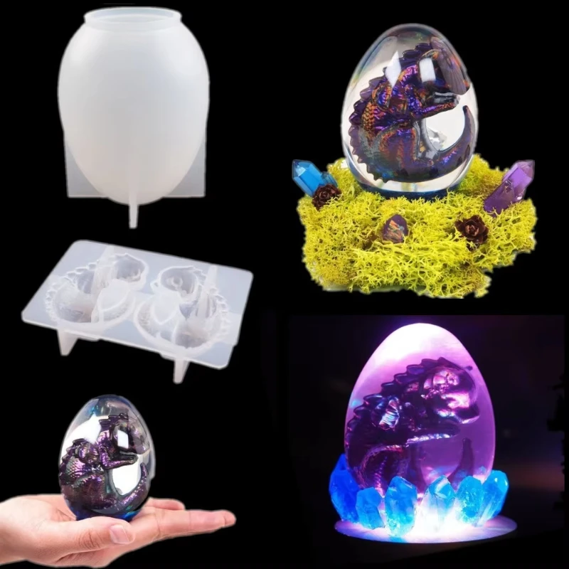 

2 формы для кристаллических капельниц «сделай сам», ночник в форме шара звездного неба, встроенная силиконовая форма для зеркала в форме яйца, декоративный аксессуар