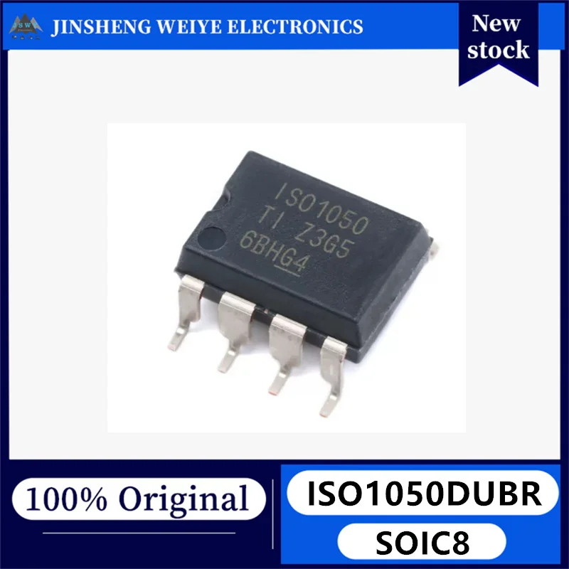 (10/50 pieces) Original Authentic Surface Mount ISO1050DUBR ISO1050 SMD-8 CAN Bus Transceiver Chip Isolated 5V Brand New