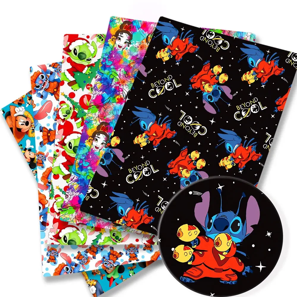BEAST KINGOM co-branded cartoon 140x50CM fabric cartoon patchwork children's home textile sewing doll skirt curtain girl skirt 1