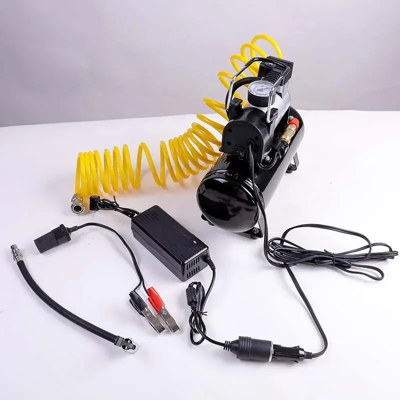 for 3L/4L 12V 220V Air Compressor Car Tire Inflator Pump Portable Silent Oil-Free Air