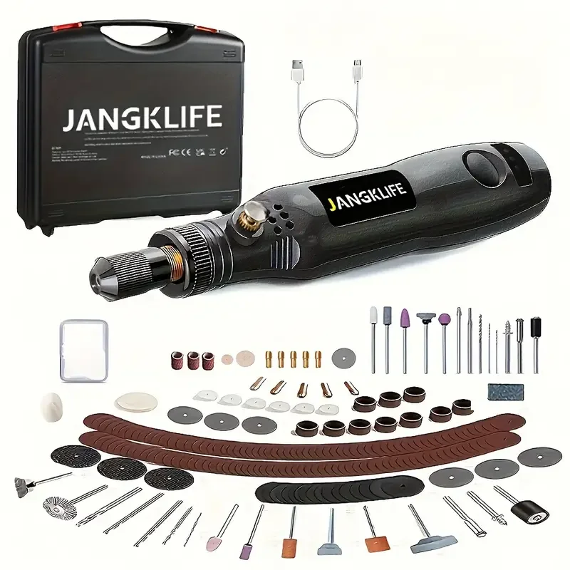 Mini grinder, Rotary Tool Kit with Box Rotary Tool Accessories, 3 Speed Rotary Multi-Tool for Crafting DIY Project.