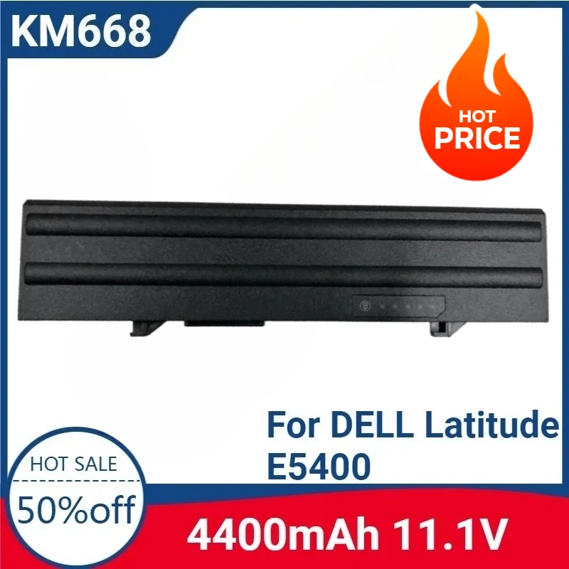 

For KM668 KM760 11.1V 4400mAh High-quality Laptop Battery for DELL Latitude E5400 E5410 E5500 E5510 Series Notebook KM742 KM752