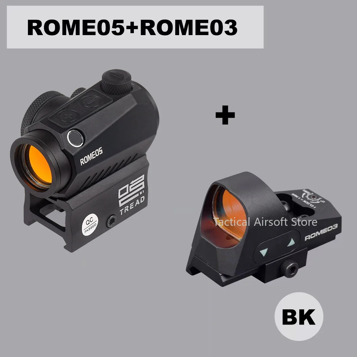 Tactical ROMEO5 Red Dot Sight Holographic Reflex Compact 2 MOA Riflescope Hunting Scope With UNITY Fast Riser Mount