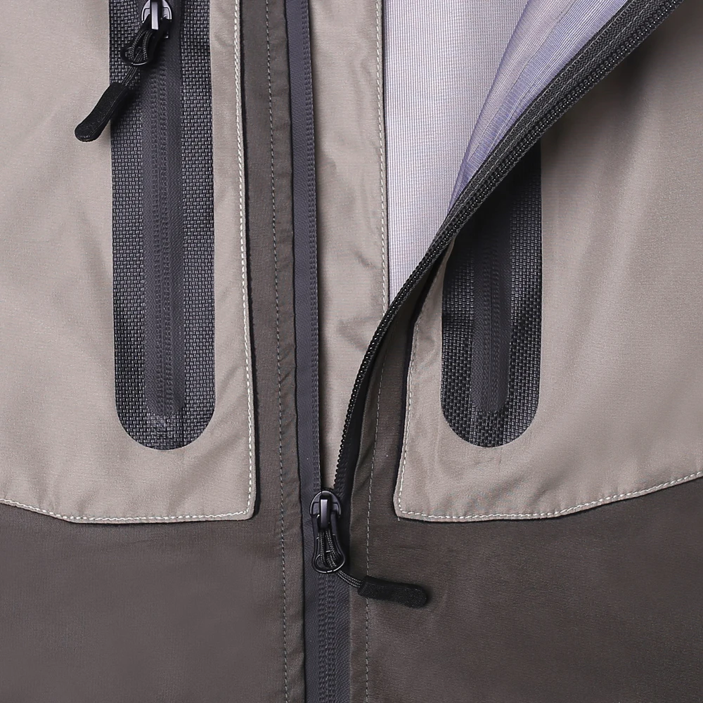 Men\'s Waterproof Breathable Hunting Wading Jacket Fly Fishing Clothes Wader Jacket  Clothing Apparel