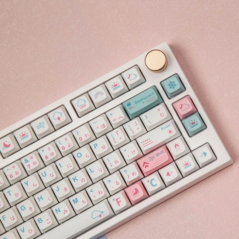Keycaps 132 teclas XDA Keycap Set para jogos Mecânico Teclado japonês