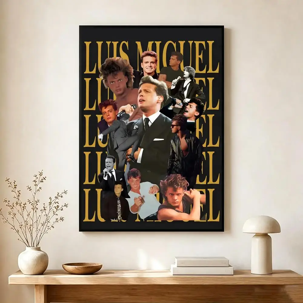 Latin Pop Singer L-Luis Miguel El Sol De Mexico Poster Modern Home Decoration Interior Design & Contemporary Wall Art Collection