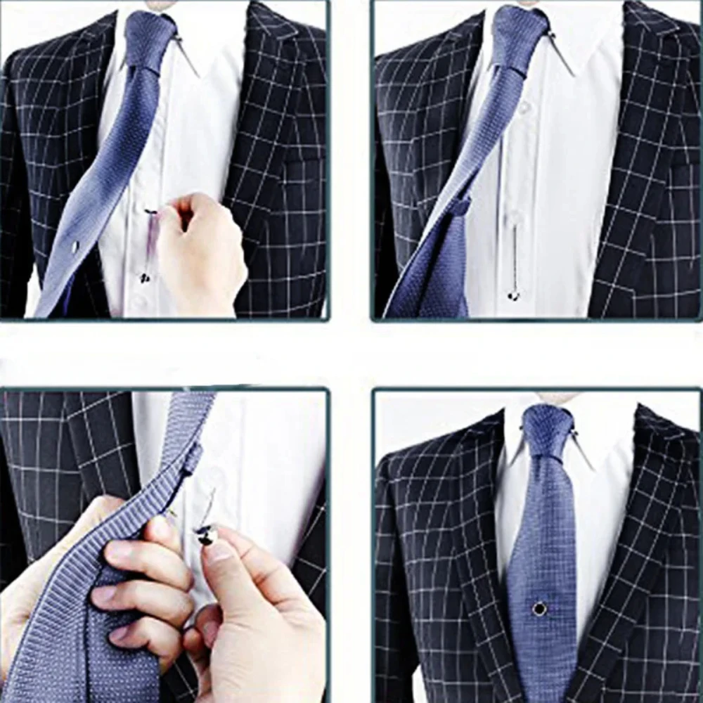 Metal Tie Pin Collar Pins Handmade Ball Men\'s Party Wedding  Fashion Necktie Brooches Classic High Quality Exquisite Gifts