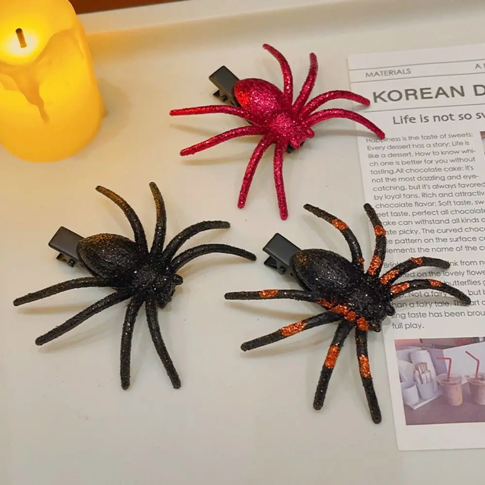 

Headwear Halloween Spider Hairpin Spider Barrettes Black Spiders Hair Clip Cosplay Supply Halloween Toy Halloween Headdress