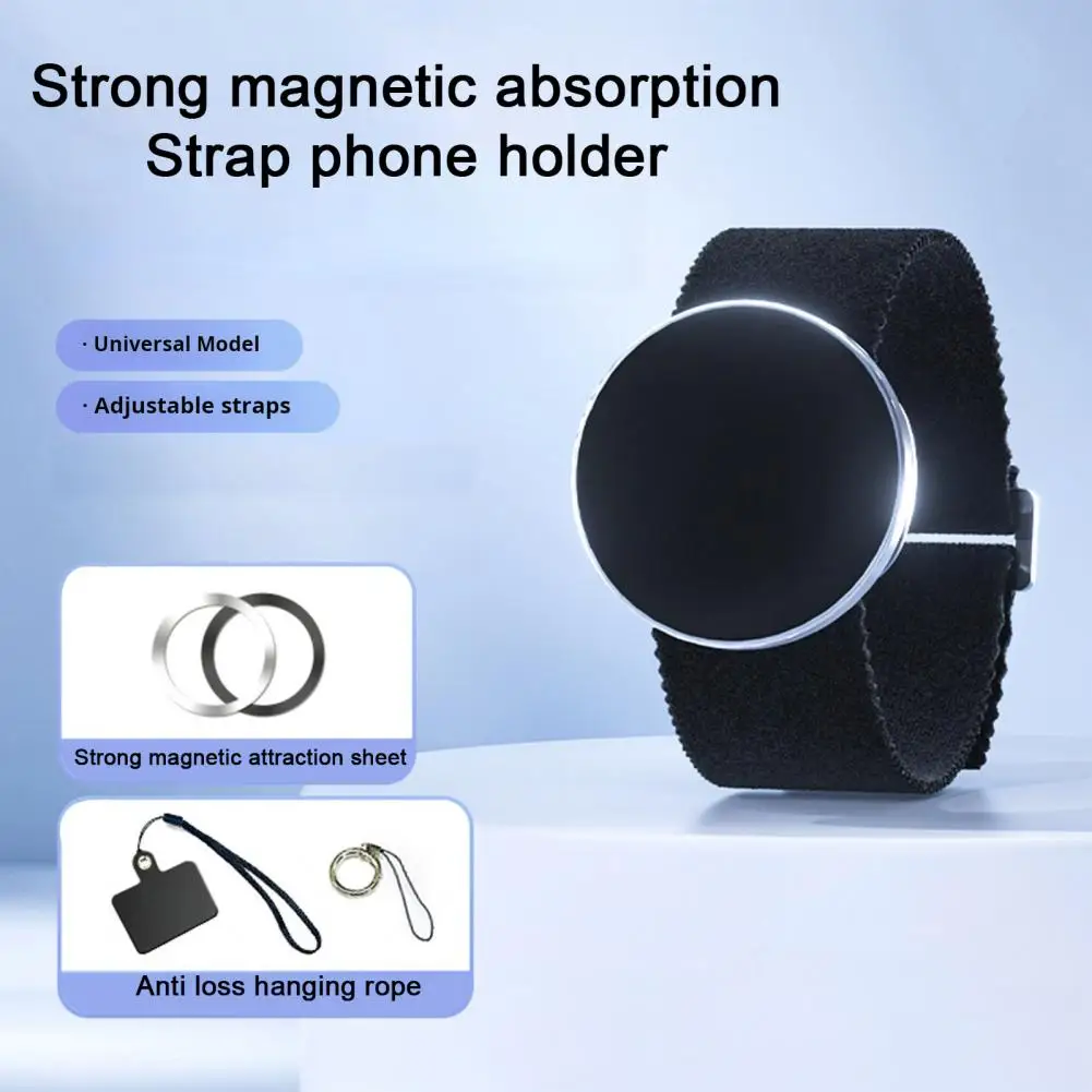 กีฬาฟิตเนสขวดวงที่วางโทรศัพท์ที่วางโทรศัพท์แม่เหล็กแบบปรับได้สําหรับ Magsafe พร้อมด้ามจับที่แข็งแกร่งแฮนด์ฟรีสําหรับ Magsafe