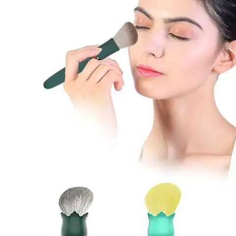 Oplaadbare elektrische make-upborstel - Wasbare vibratie Foundation Blush Loose Powder Beauty Tool voor cosmetica