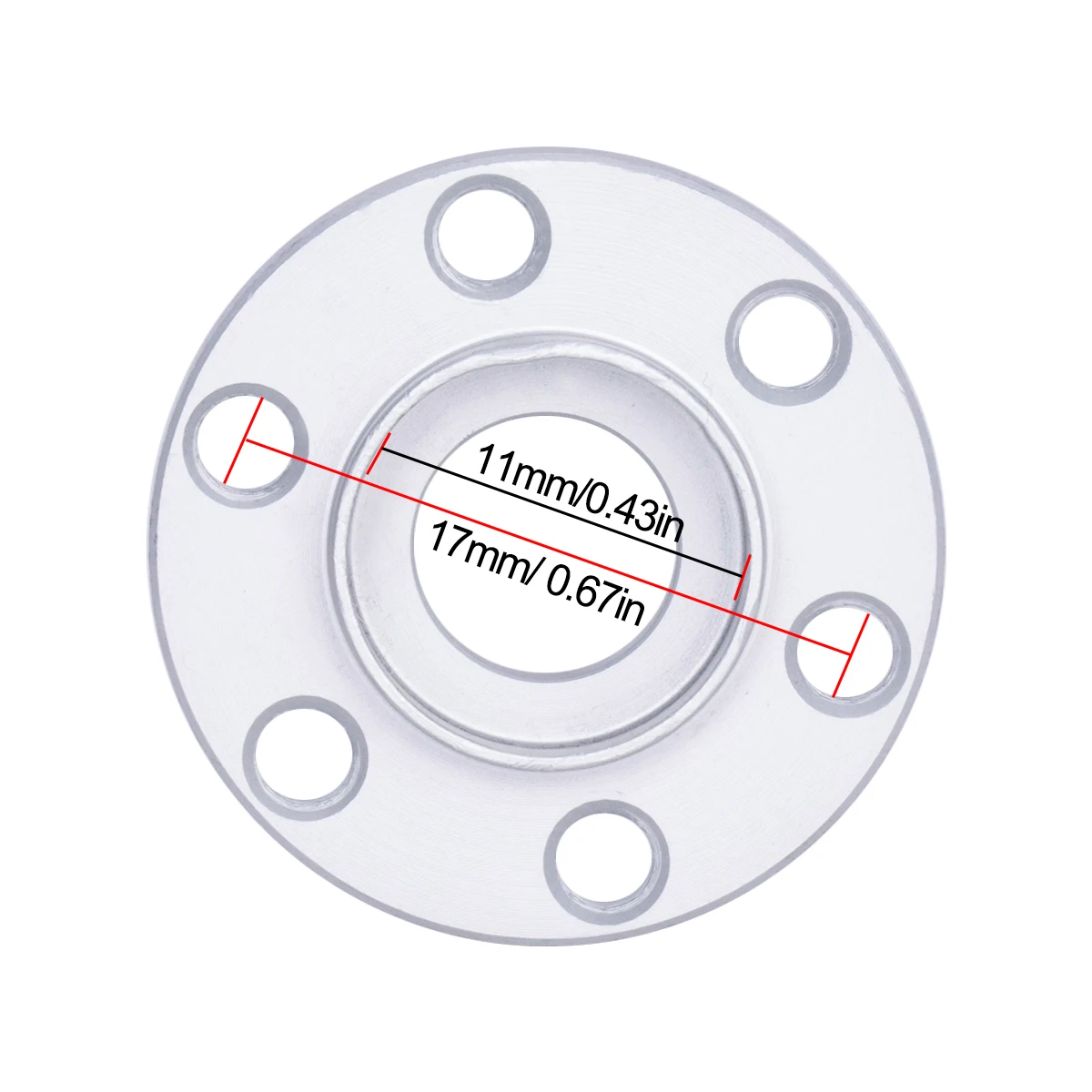 Aluminum Wheel Hex Hub 6/9/12/15/18/21mm for 1.9 or 2.2 inch Wheels Rim Axial SCX10 Capra Redcat Gen8 VS4-10 Upgrade Accessories view 4