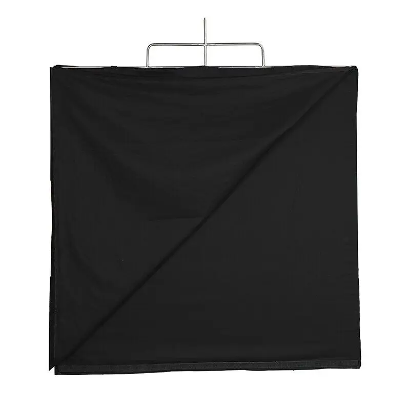 4\'x4\' Solid Floppy Black Flag 48x48\