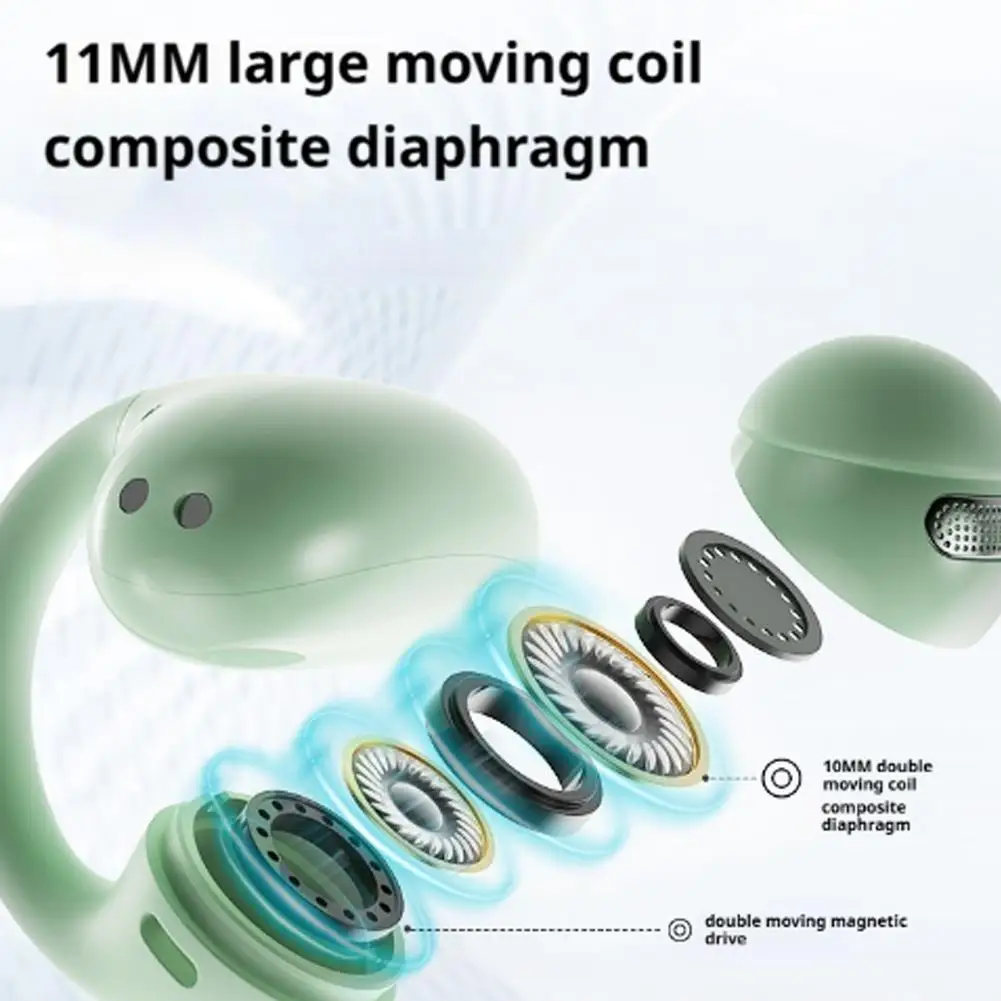 2026 سماعات الرأس الجديدة المضيئة ذات الرمال المتحركة AI مترجم المحادثة في الوقت الحقيقي 60 لغة ANC بلوتوث 5.4 #5