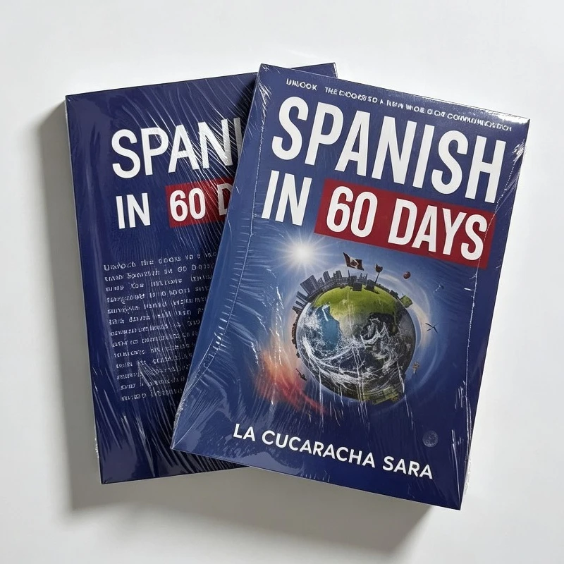 Spanish in 60 Days, Beginner Spanish Learning Book, Self Study Spanish Textbook for Adult Learners