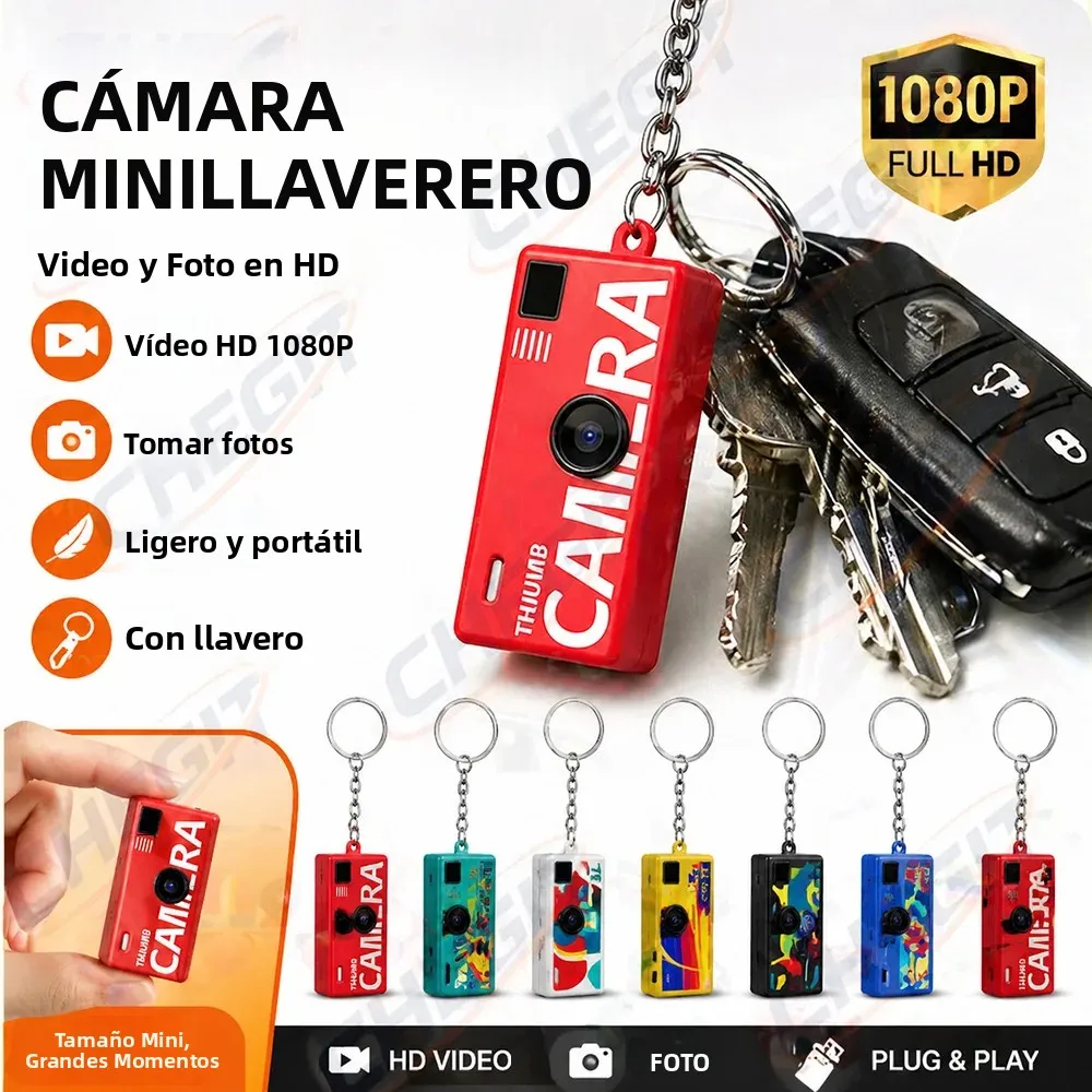 Mini cámara de video digital G6 Hot 1080P con grabador tipo llavero, disponible en varios colores, compatible con tarjeta de memoria, ideal para regalo infantil.