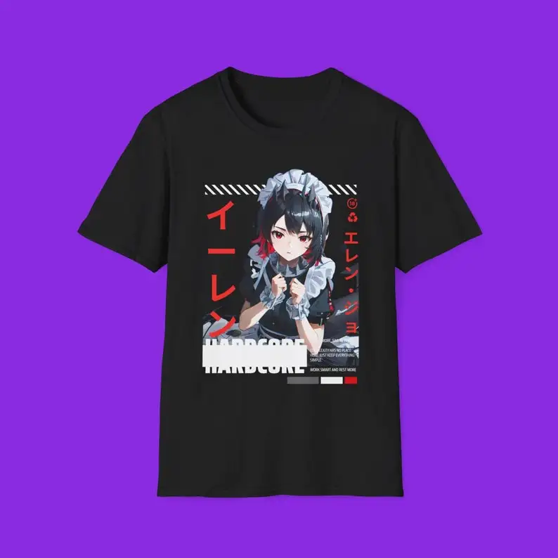 Zenless Zone Zero ShirtFan Art ShirtEllen Joe ShirtEllen Anime ShirtEllen ZZZ Shirt (Hardcore)