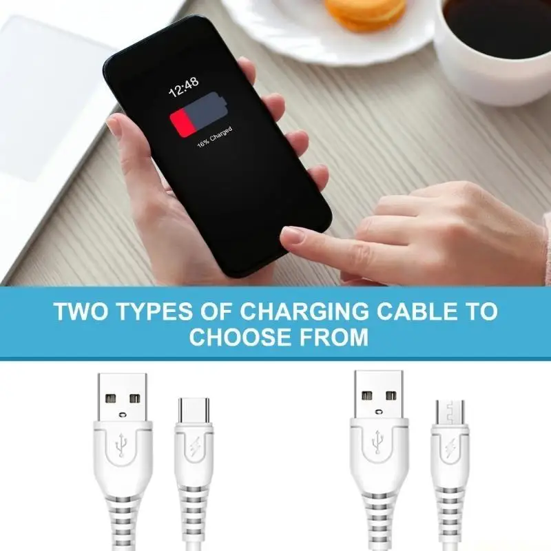 E56B 80cm Length USB Cable Fast Charging Cord 6A Output 120W Super Fast wIRE