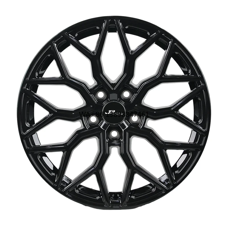 

JPwheels Black Machine Silver Face Wheels 16 19 Inch Car Rims 17 18 Inch 4x100 5x114.3 Alloy Car Wheels #M1053
