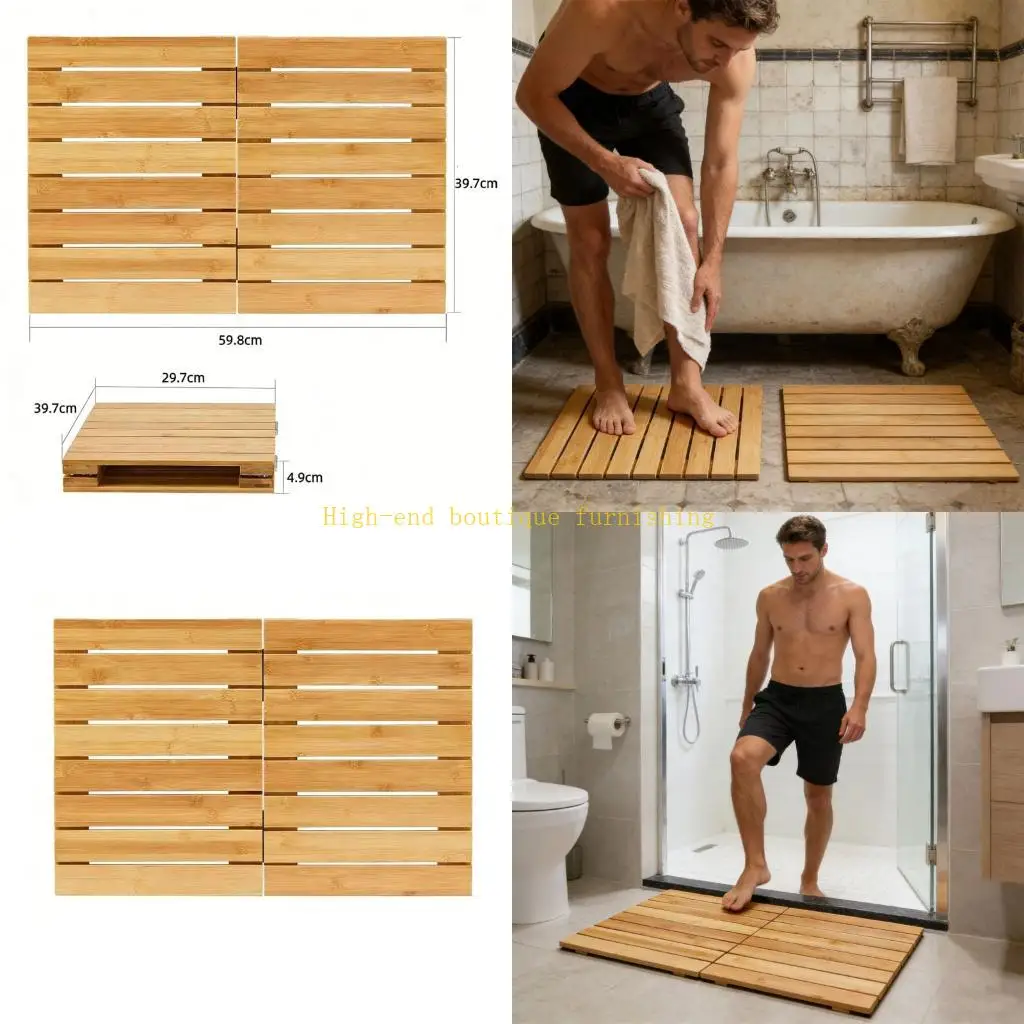 

L9NB Durable Folding Shower Footrest With Textured best For Bathroom And Health Center
