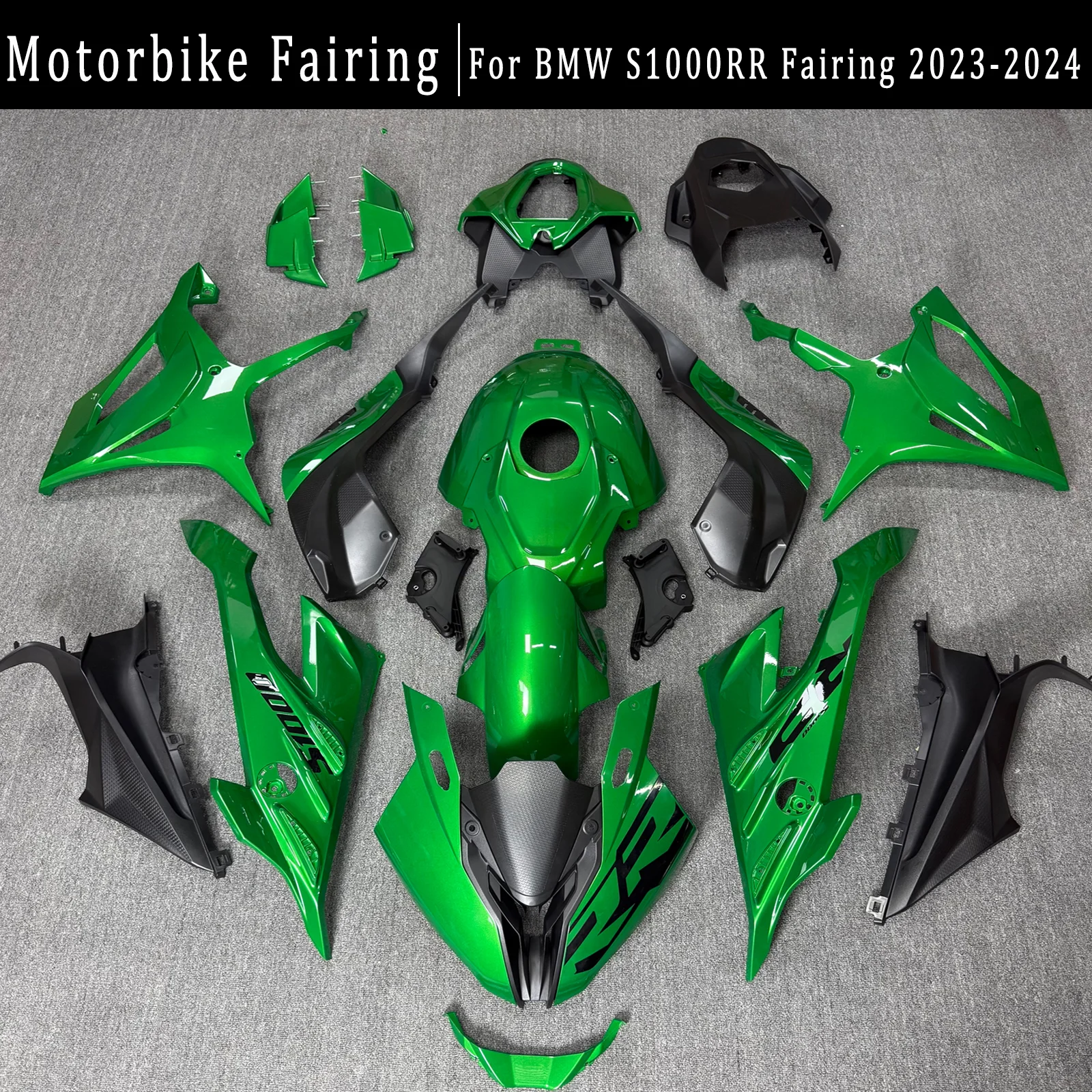 

For BMW S1000RR 2023/2024 Models S1000RR 23/24 ABS Injection-molded Full Fairing Kit Motorcycle Fairing Green
