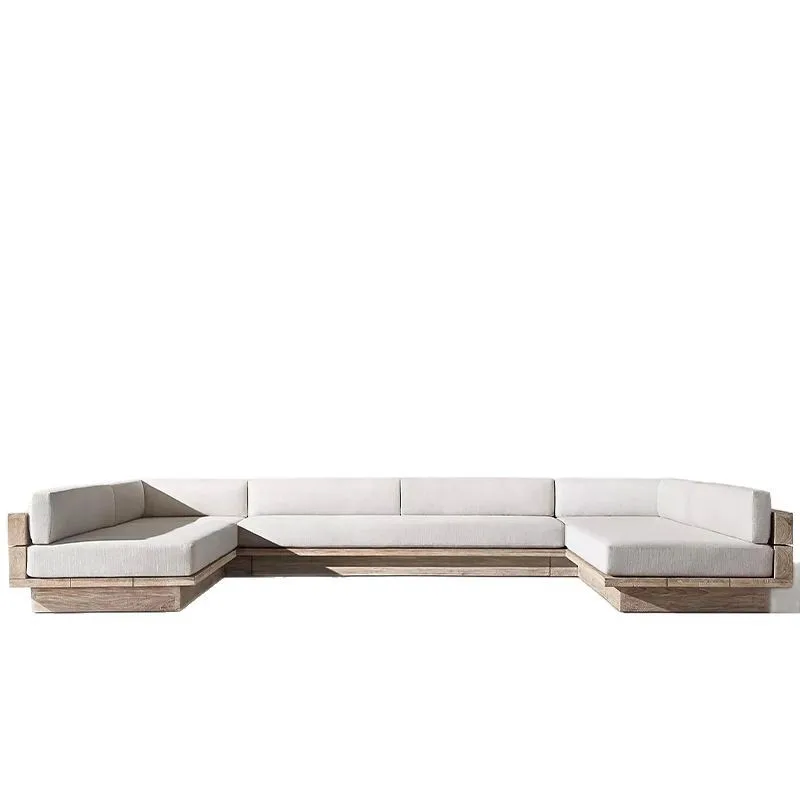Outdoor sofa courtyard villa, leisure open-air waterproof room, garden outer terrace, sofa combination