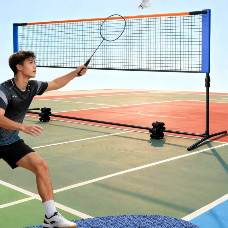 Adjustable Badminton Net Indoor Multifunctional Badminton Net Outdoor Durable Pickleball Nets Professional Sports Equipment