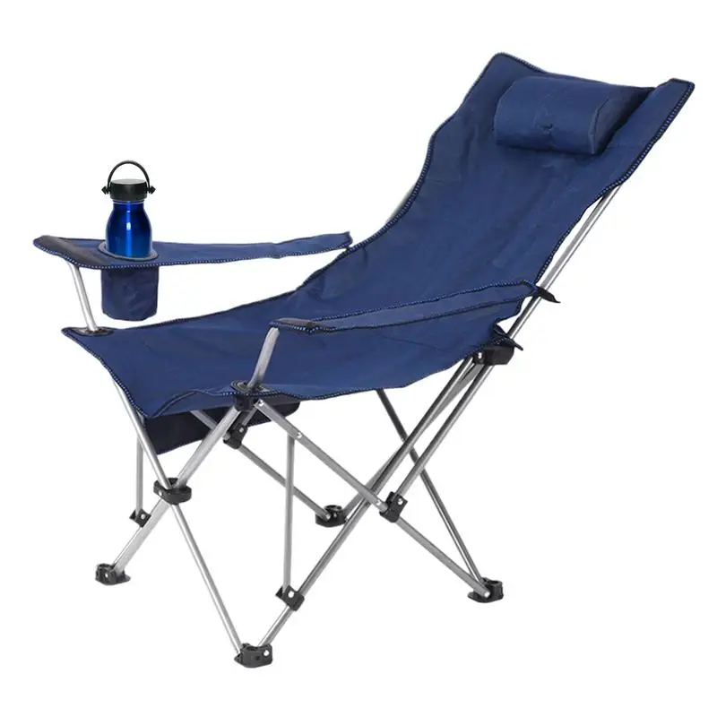 

Recliner Patio Chair Patio Bed Chair Adjustable Lounge Chairs With Footrest Headrest Cup Holder Leisure Chair For Deck Lawn