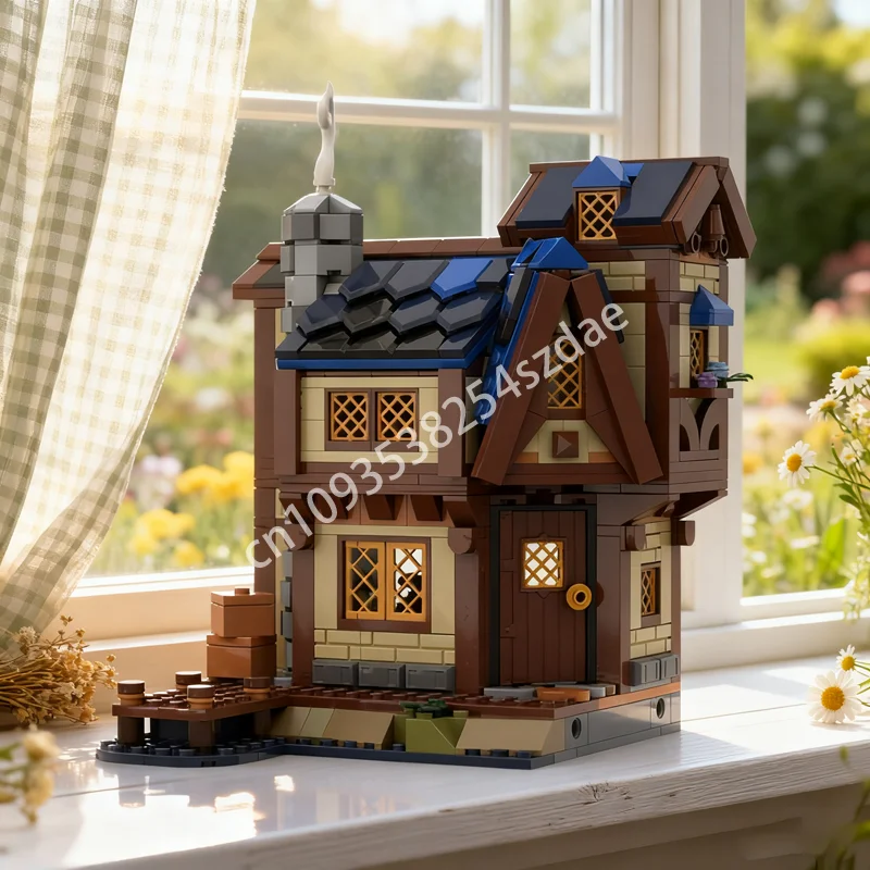 618 قطعة MOC ترقية حانة التنين الأحمر S Tale وحدات نموذج هدية الكريسماس اللبنات لتقوم بها بنفسك فكرة التعليم الاطفال اللعب عيد ميلاد #1