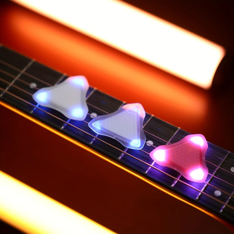 LED Glowing Guitar Pick Unique Picks For Bass Electric Guitar Acoustic Guitars Mandolin And Bass Touch Luminous Guitars Plectrum