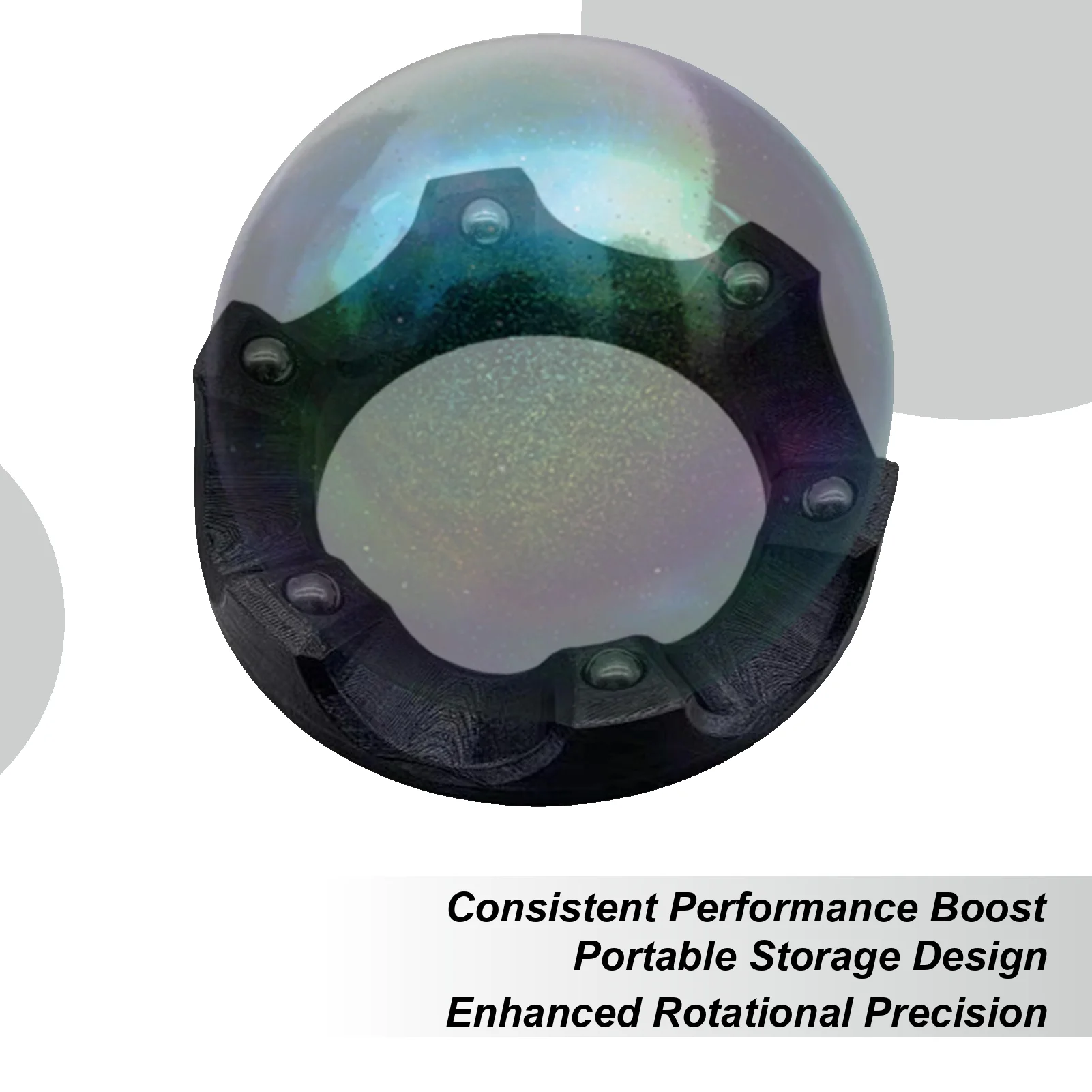 New Bowling Ball Spinner Universal Bowling Ball Spinner Stand Multi-Angle Grip 360 Degree Rotating Spare Balls Holder Spinner