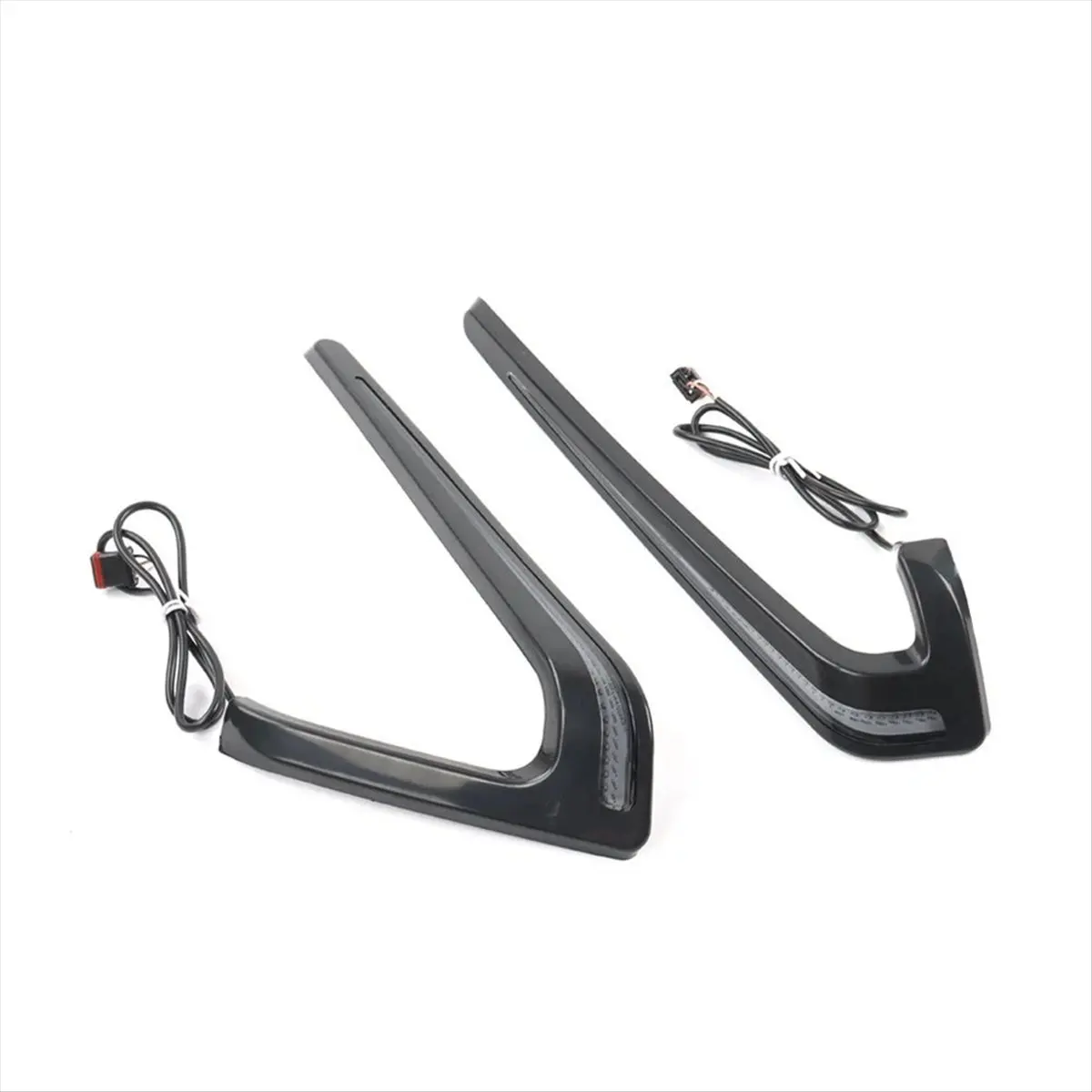 Reliable- Motorcycle Rear Saddlebags Tracer LED Indicators Turn Brake Lights FOR Harley Low Rider ST FXLRST El Diablo Black
