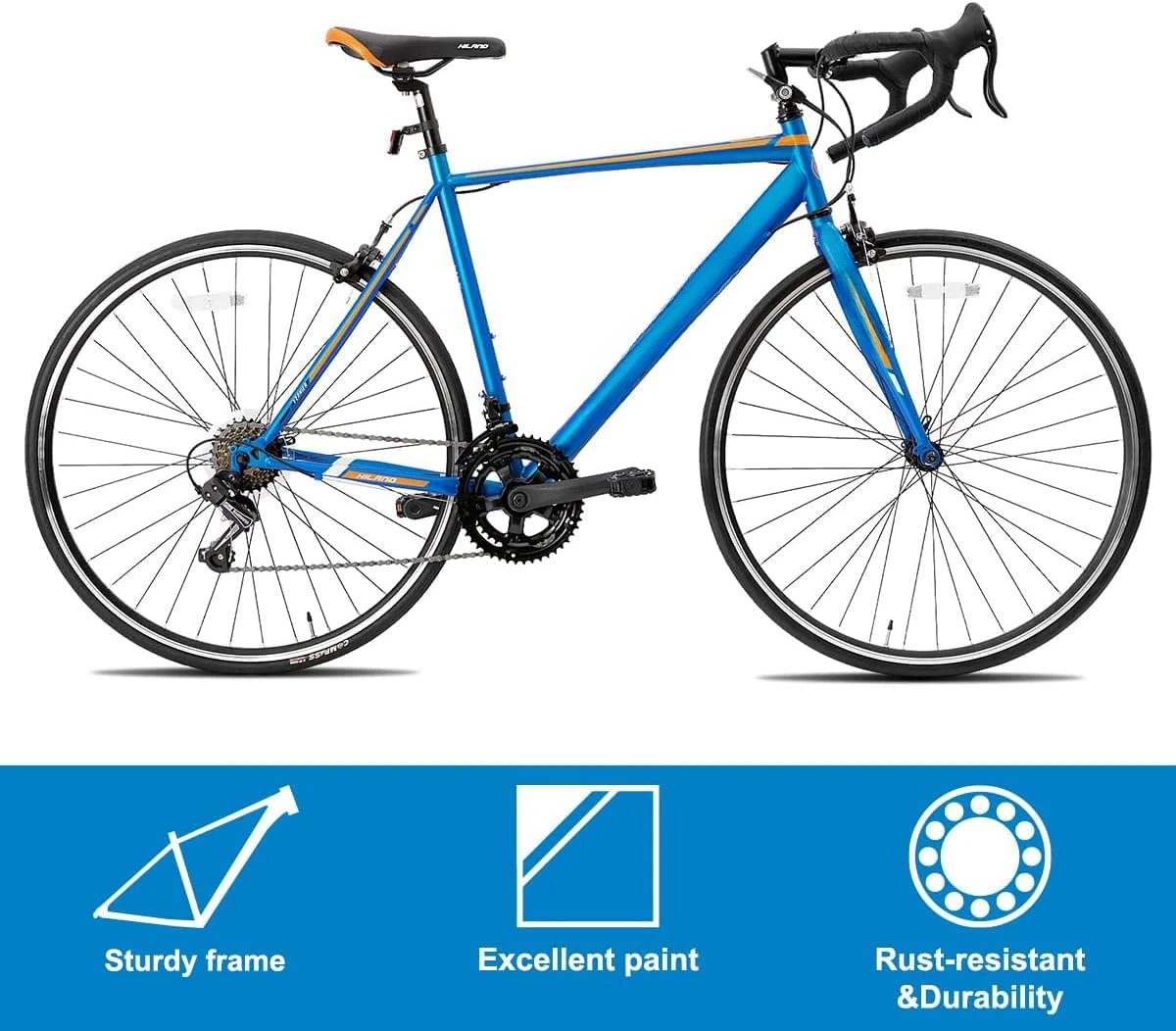 

Road Commuter Bike, 700C Wheels City Bike, 14 speeds Racing Bike for Men Women, Urban Adult Bicycle