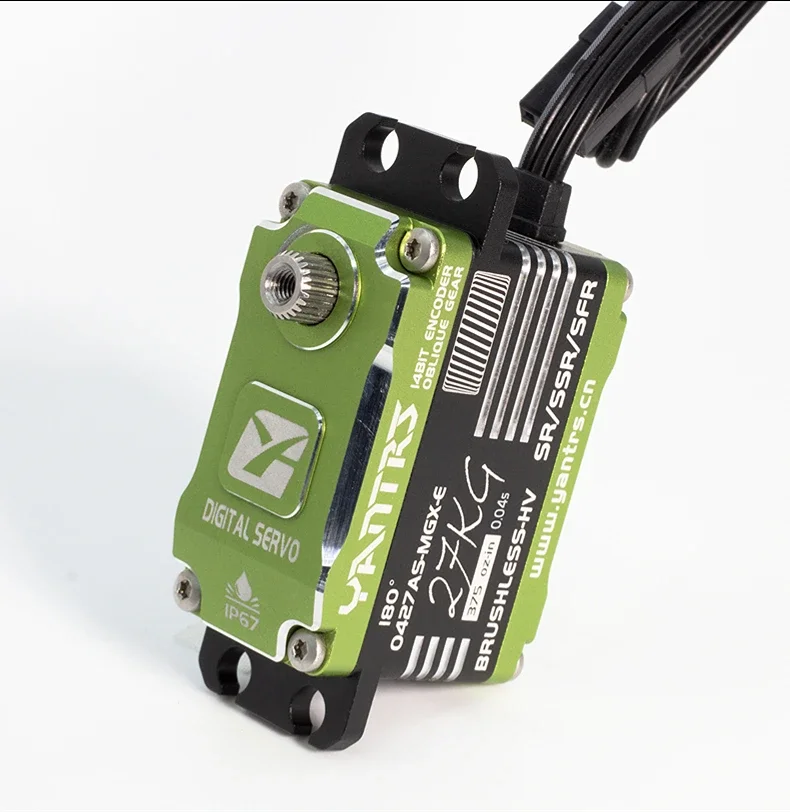 

YANTS Low Profile Brushless Waterproof Servo 27KG 8.4v Digital Magnetic Sensing RC Steering Gear For Helicopters Fixed Wing
