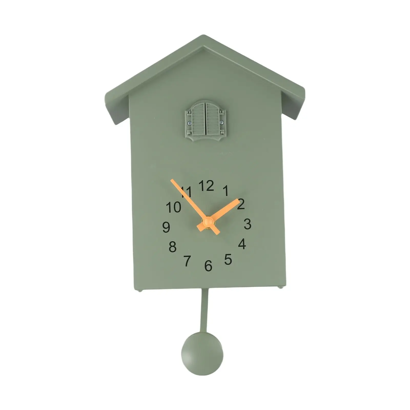 New Cuckoo Wall Clock Natural Bird Voices Or Cuckoo Call Design Clock Pendulum Bird House For Wall Art Home Living Room Decor