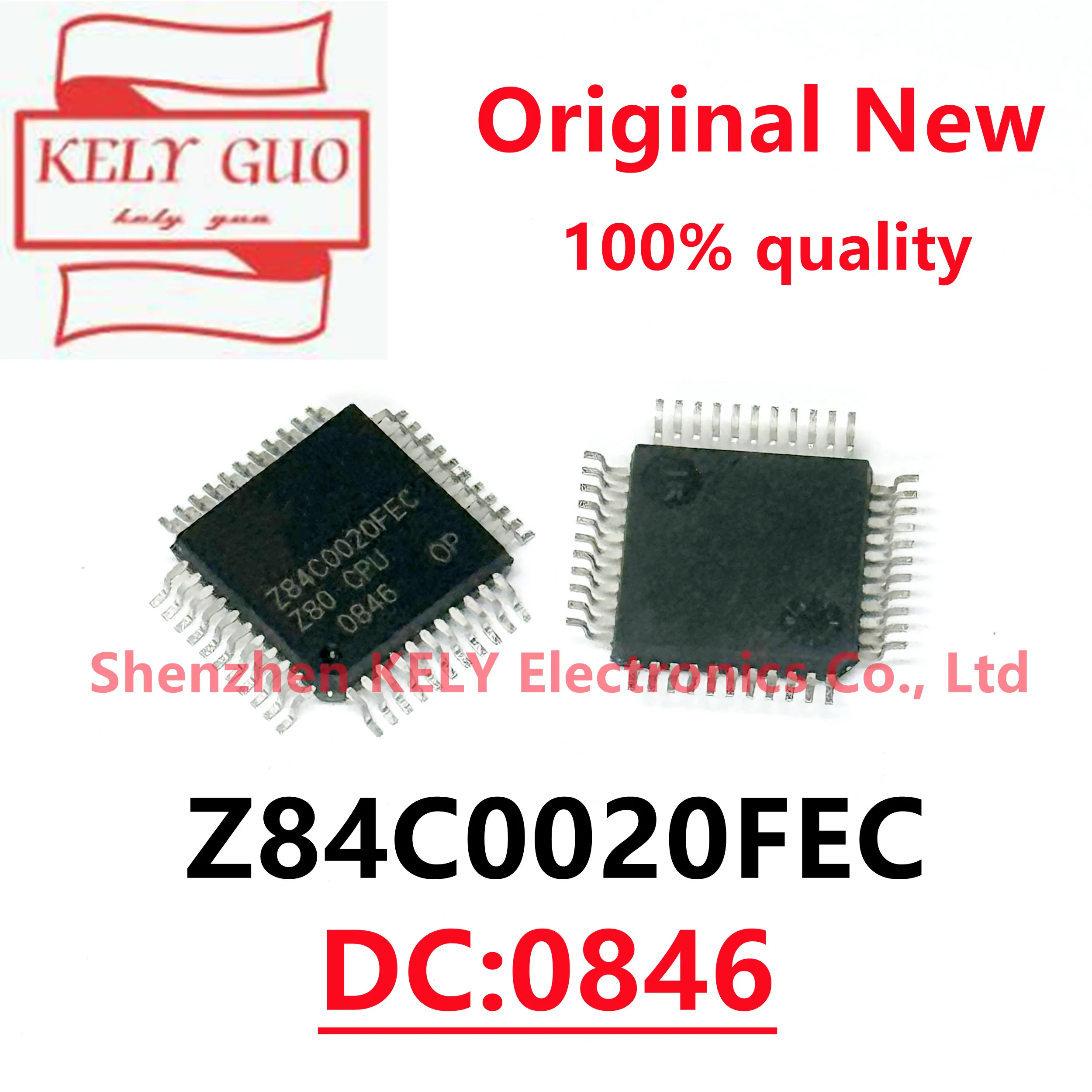 Chipset QFP-44 Z84C0020FEC, 1 unidad, 100% nuevo