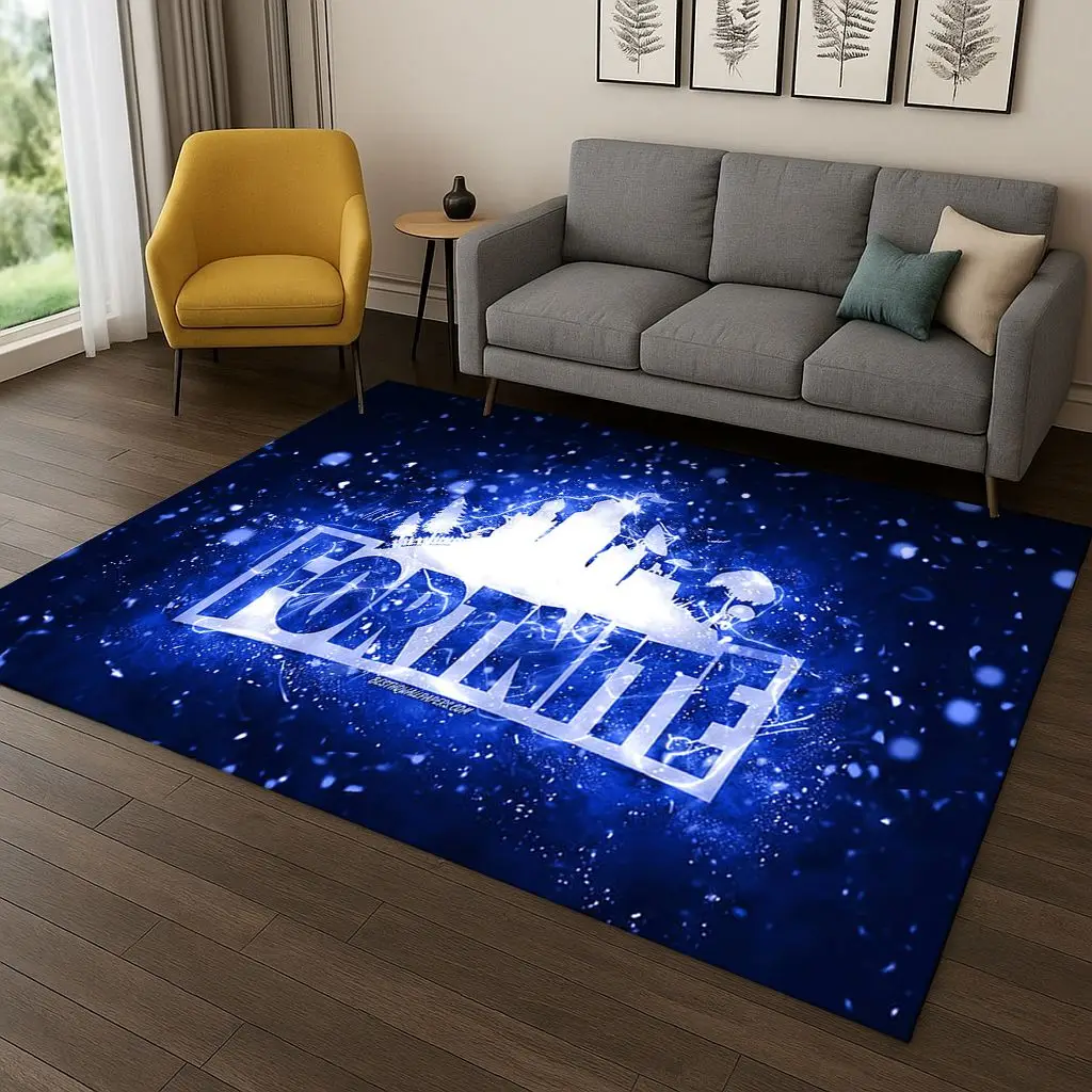 ثلاثية الأبعاد F-Fortnite لعبة الكرتون السجاد البساط لغرفة النوم غرفة المعيشة أريكة ممسحة ديكور المنزل ، أطفال منطقة اللعب البساط عدم الانزلاق هدية الكريسماس #5