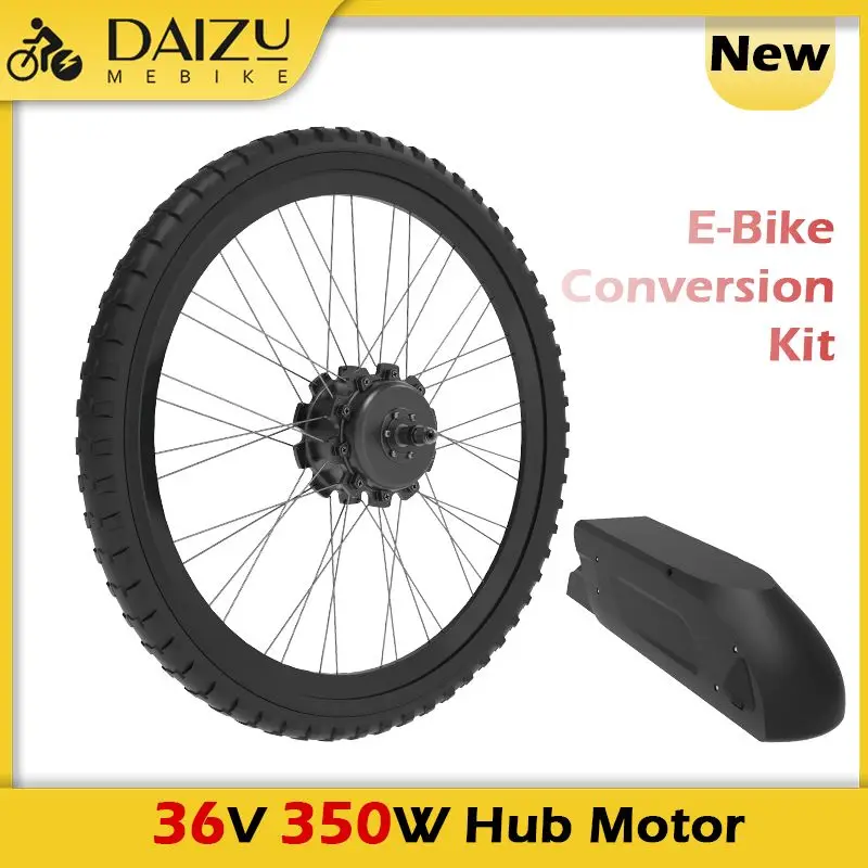 Electric Bike Conversion Kit 36V 350W Rear Brushless Gear Hub Motor Rear Cassette 20