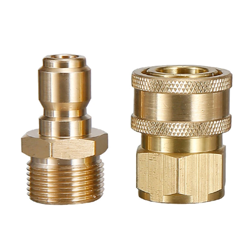 

M22 Adapter For High Pressure Wash Machine Water Outlet Set Quick Connect Kits For M22 High Pressure Washer Gun Pipe